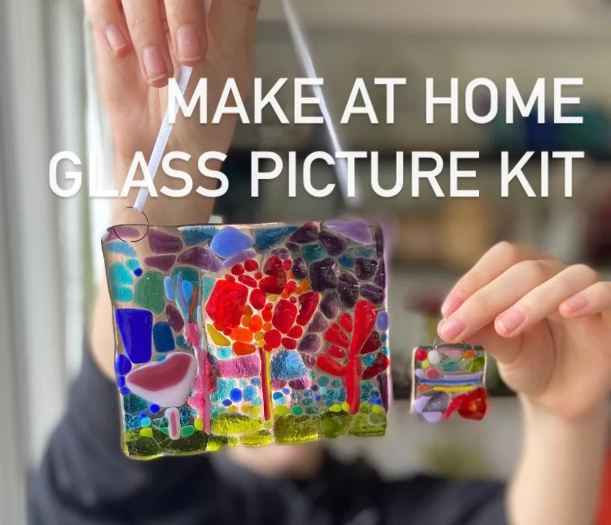 DIY stained glass - Gathered