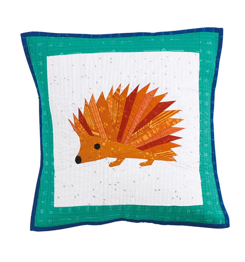 Hedgehog cushion front