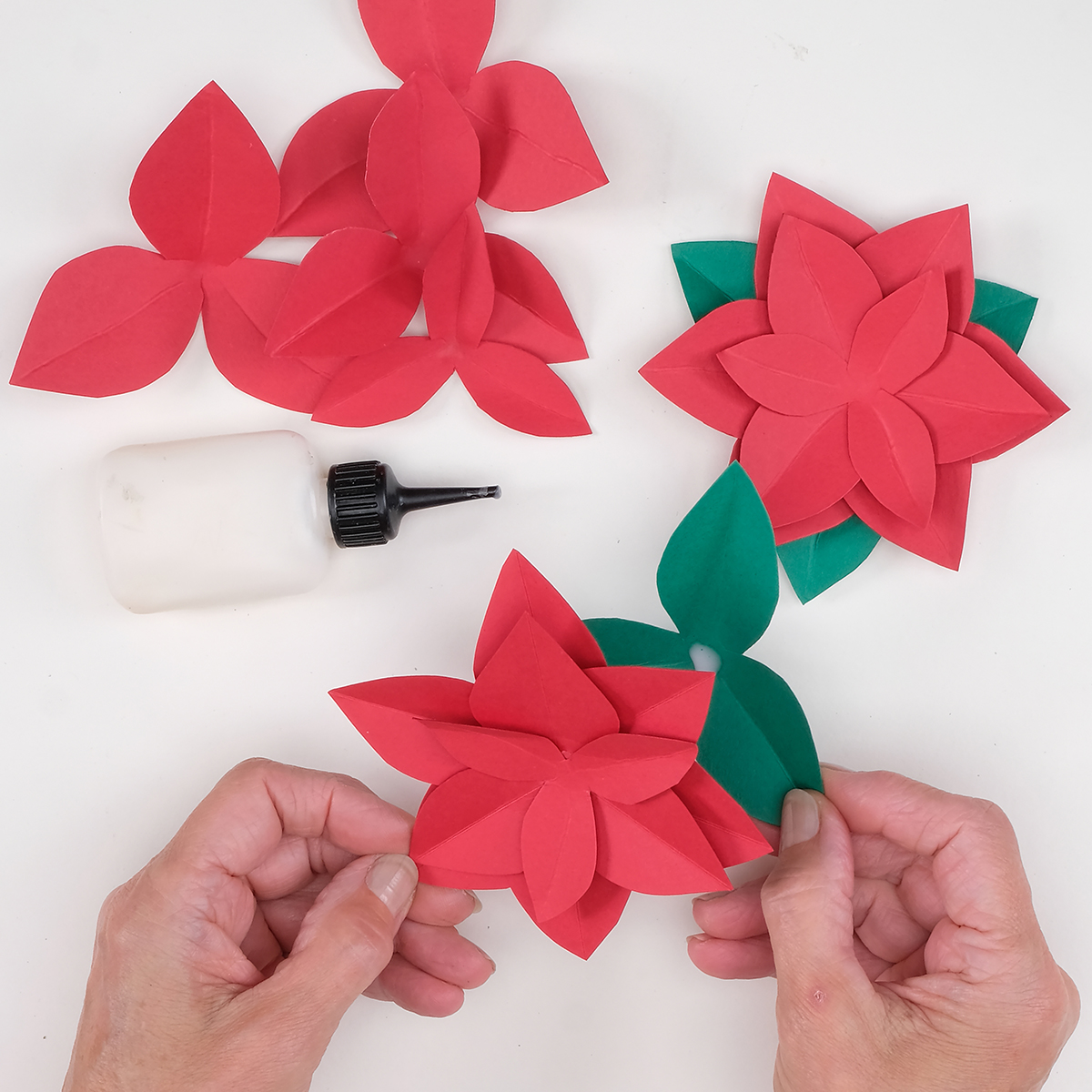 How-to-make-a-poinsettia-wreath-step-4