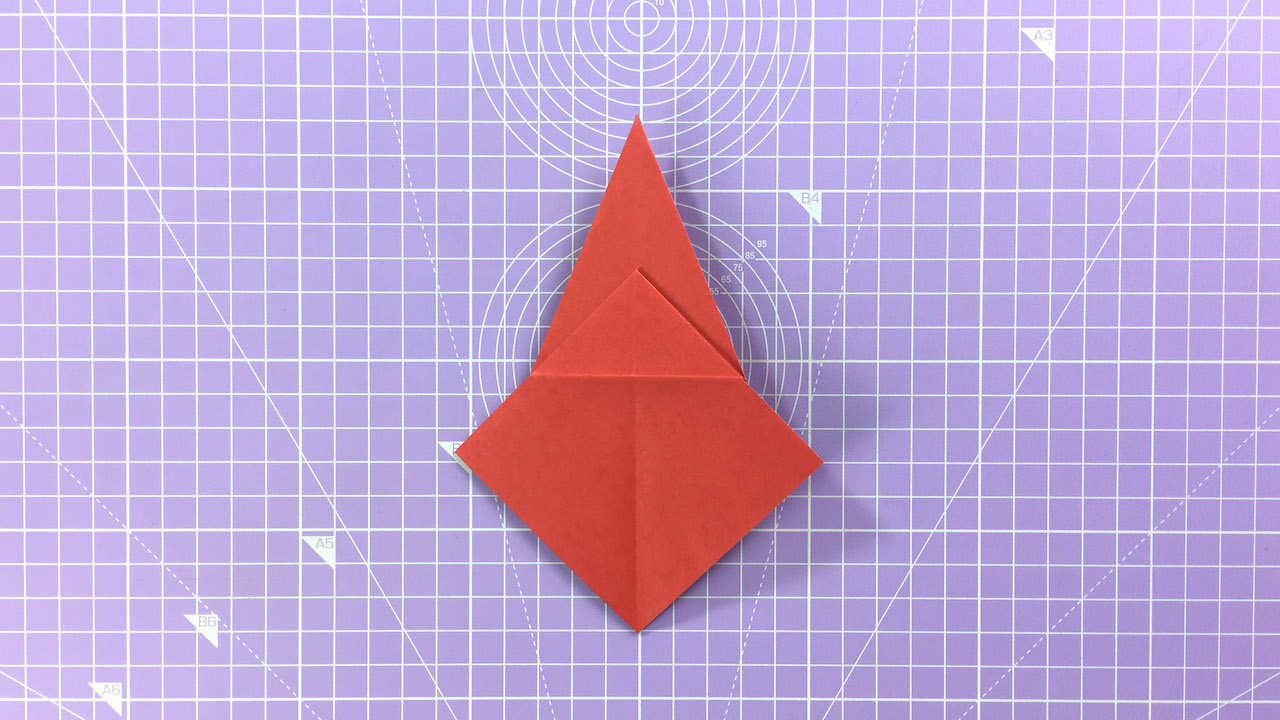 How to make an origami crane – step 9