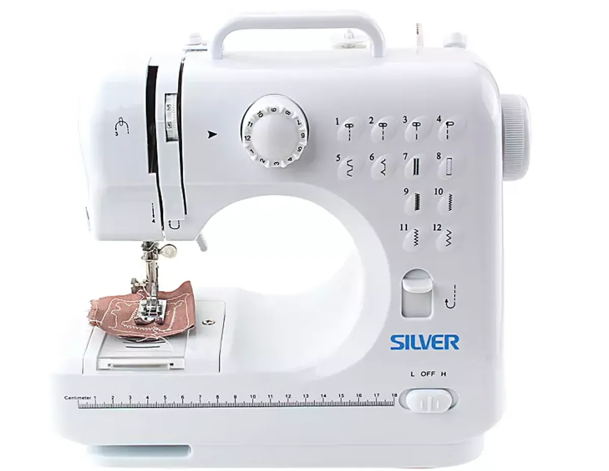 Silver John Lewis mini sewing machine