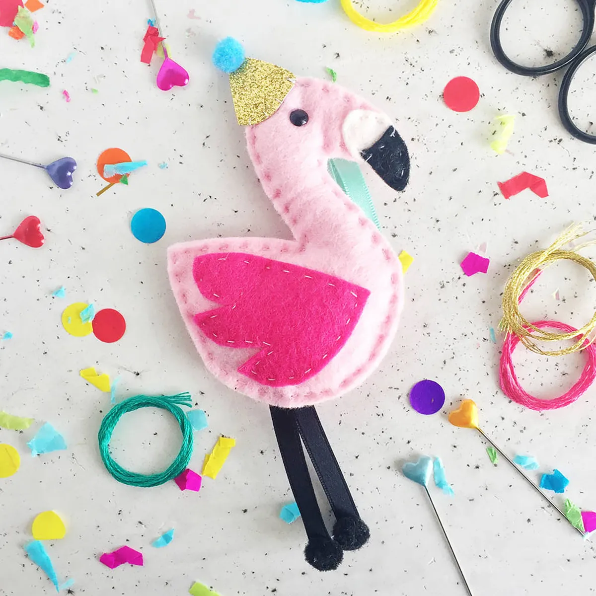 Animal patterns – flamingo toy