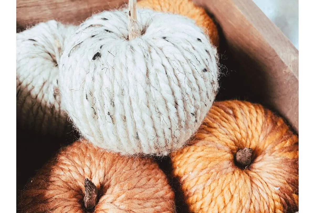 autumn craft ideas - yarn