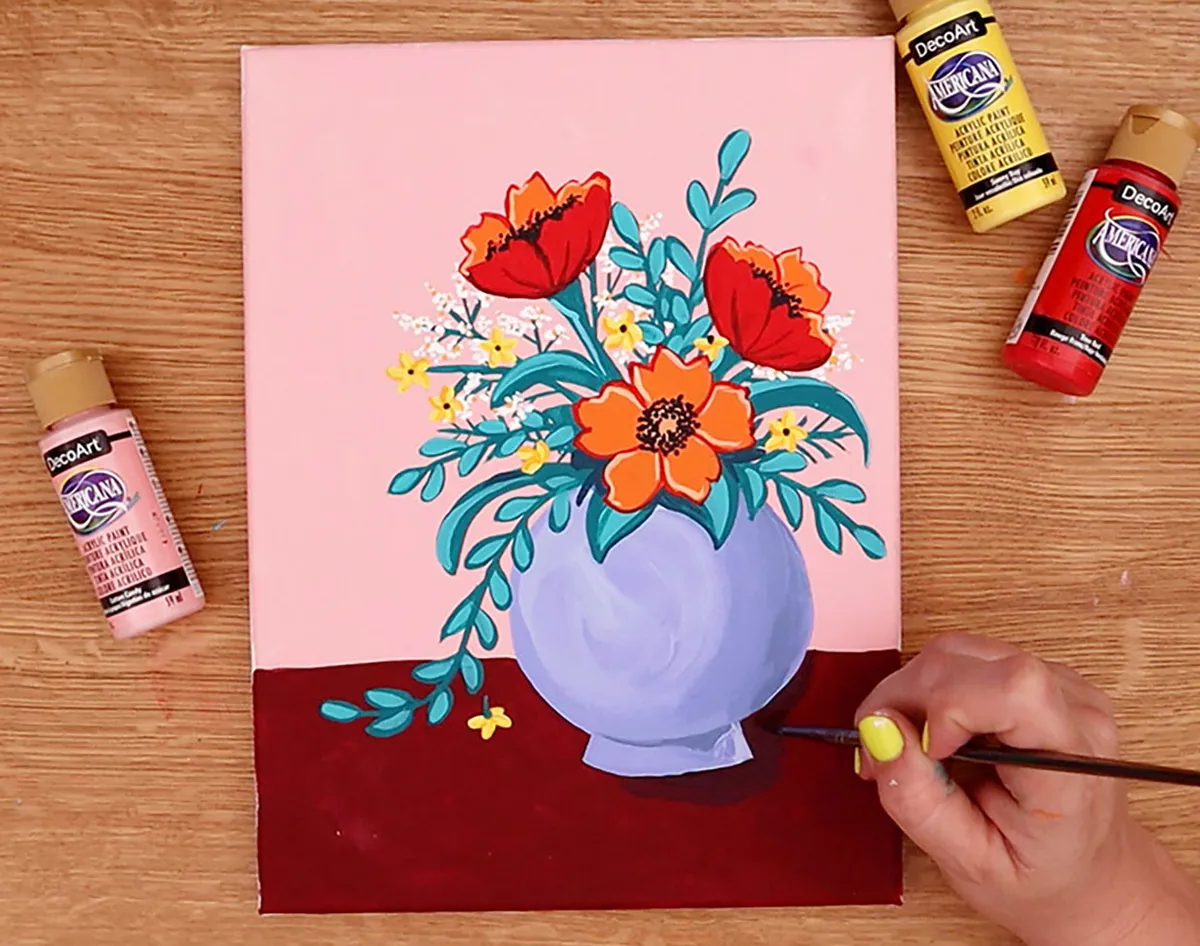 75 Easy Acrylic Painting Ideas For Beginners (Who Want To Be Inspired)