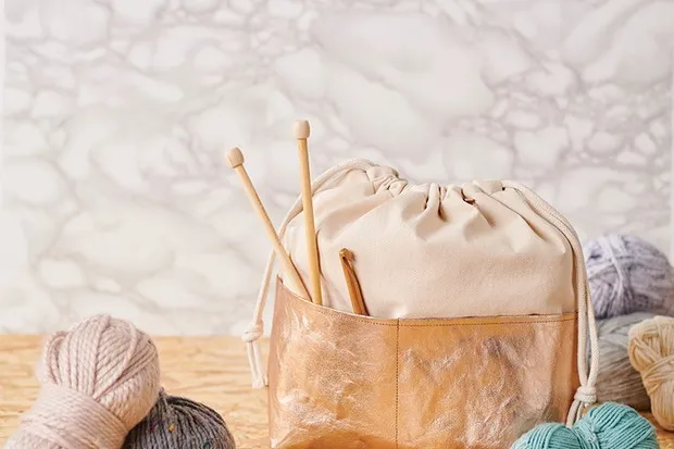 knitting tools and accessories bag