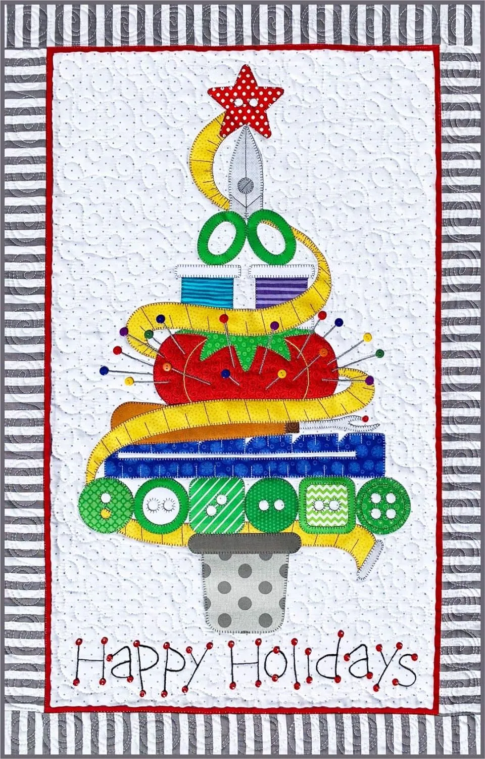 Amy Bradley Designs Abd290 Holiday Sewing Tree Quilt Pattern