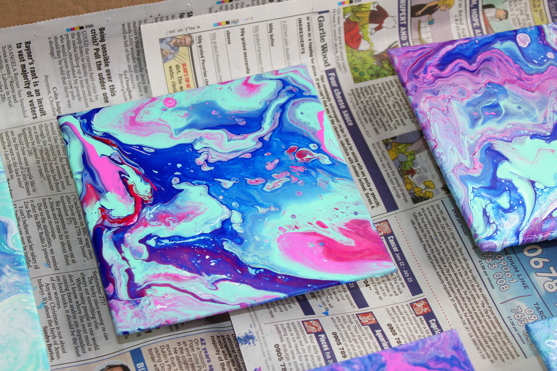 Acrylic pouring for beginners