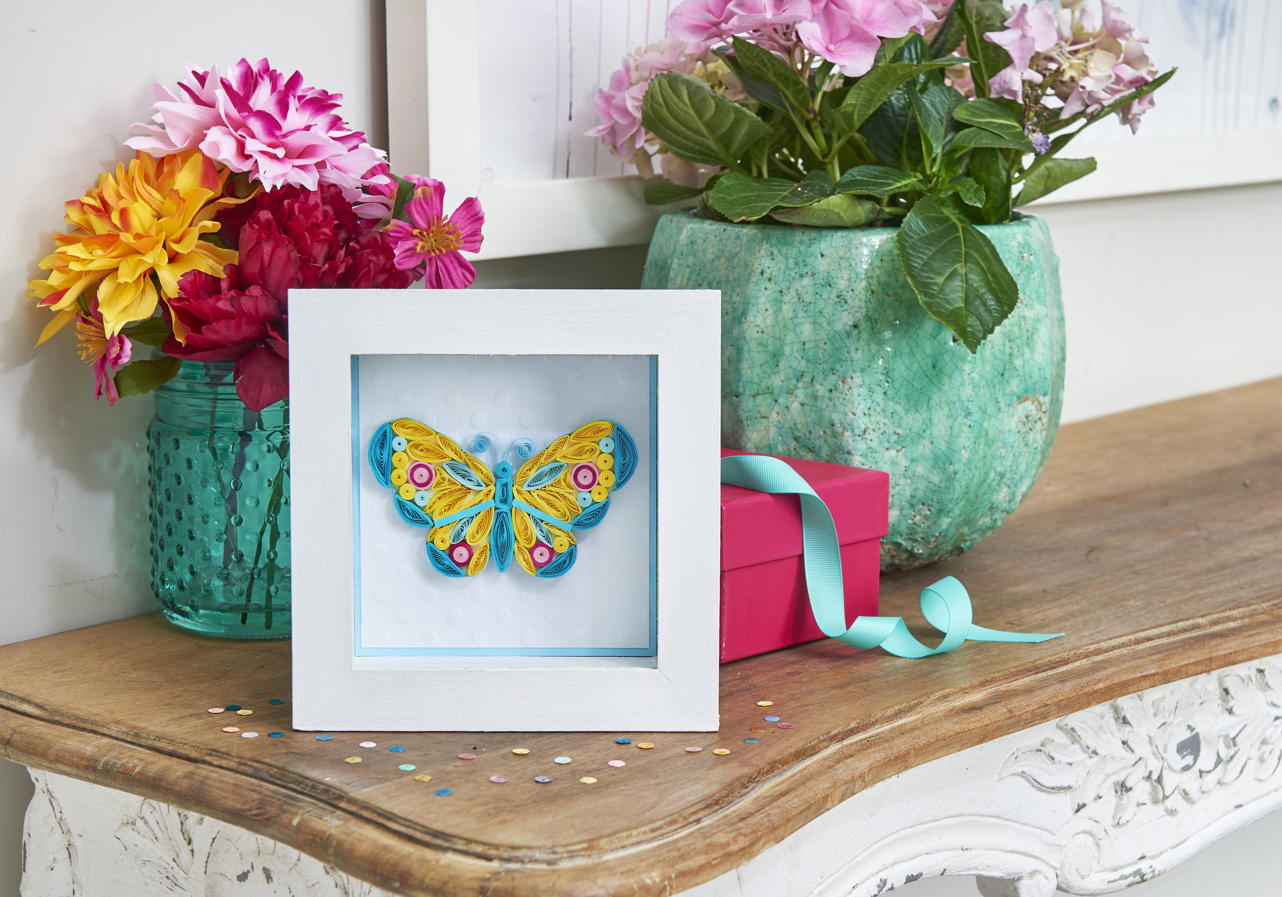 How to make a quilled butterfly