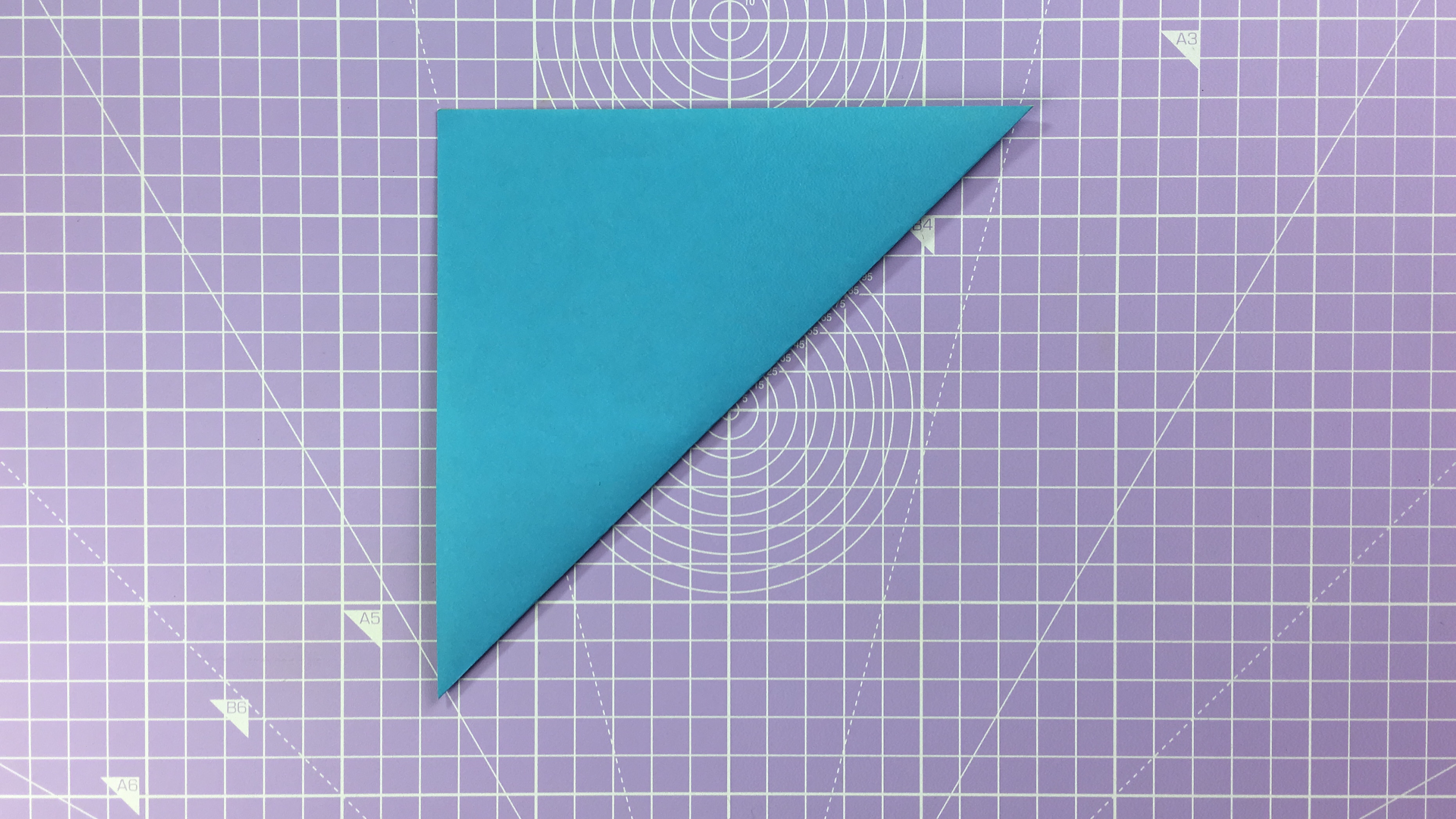 How to make an origami butterfly – step 1b
