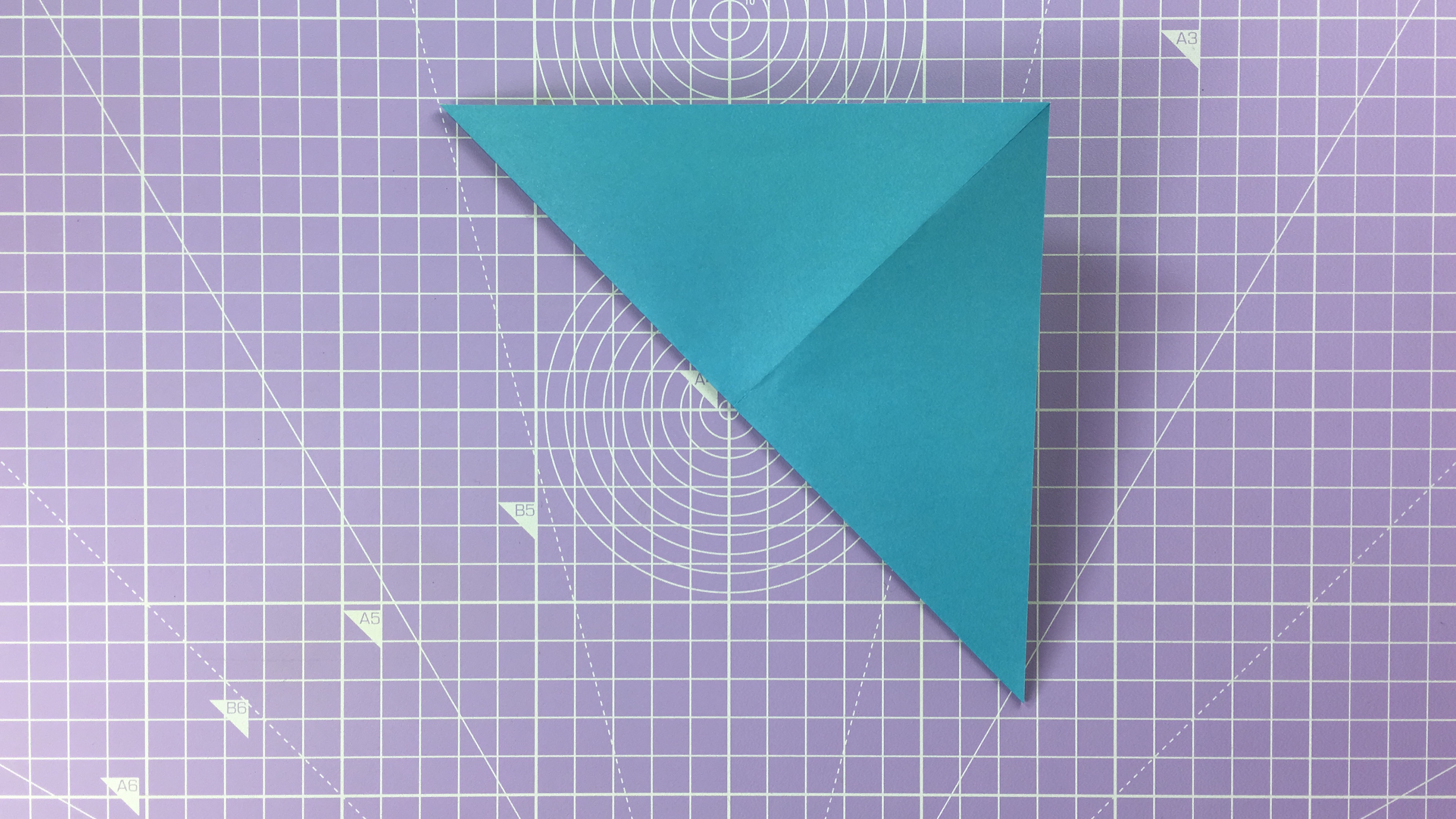 How to make an origami butterfly – step 1d