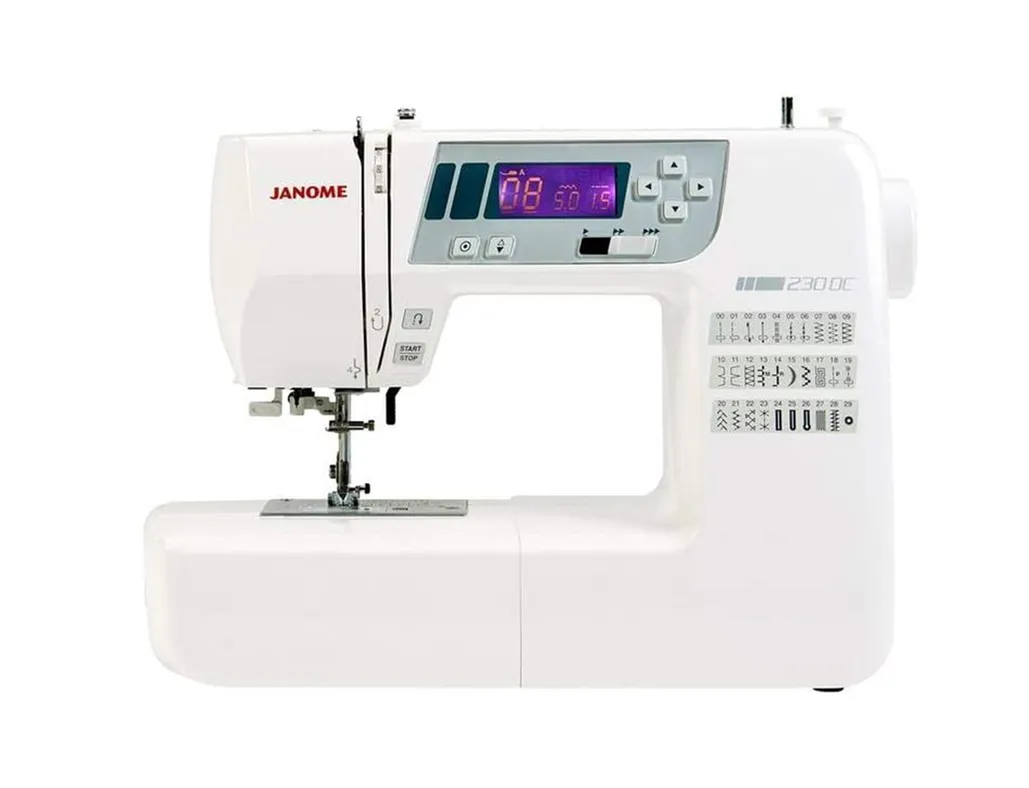 Janome 230DC sewing machine review - Gathered