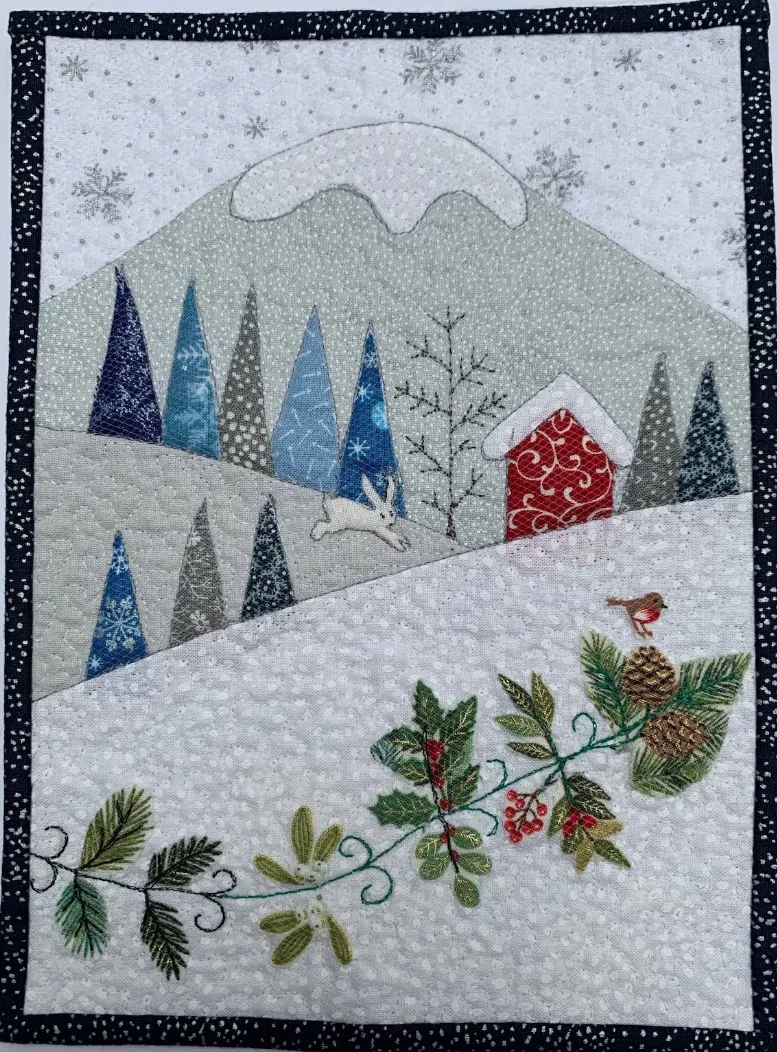 Winter valley mini quilt pattern and kit