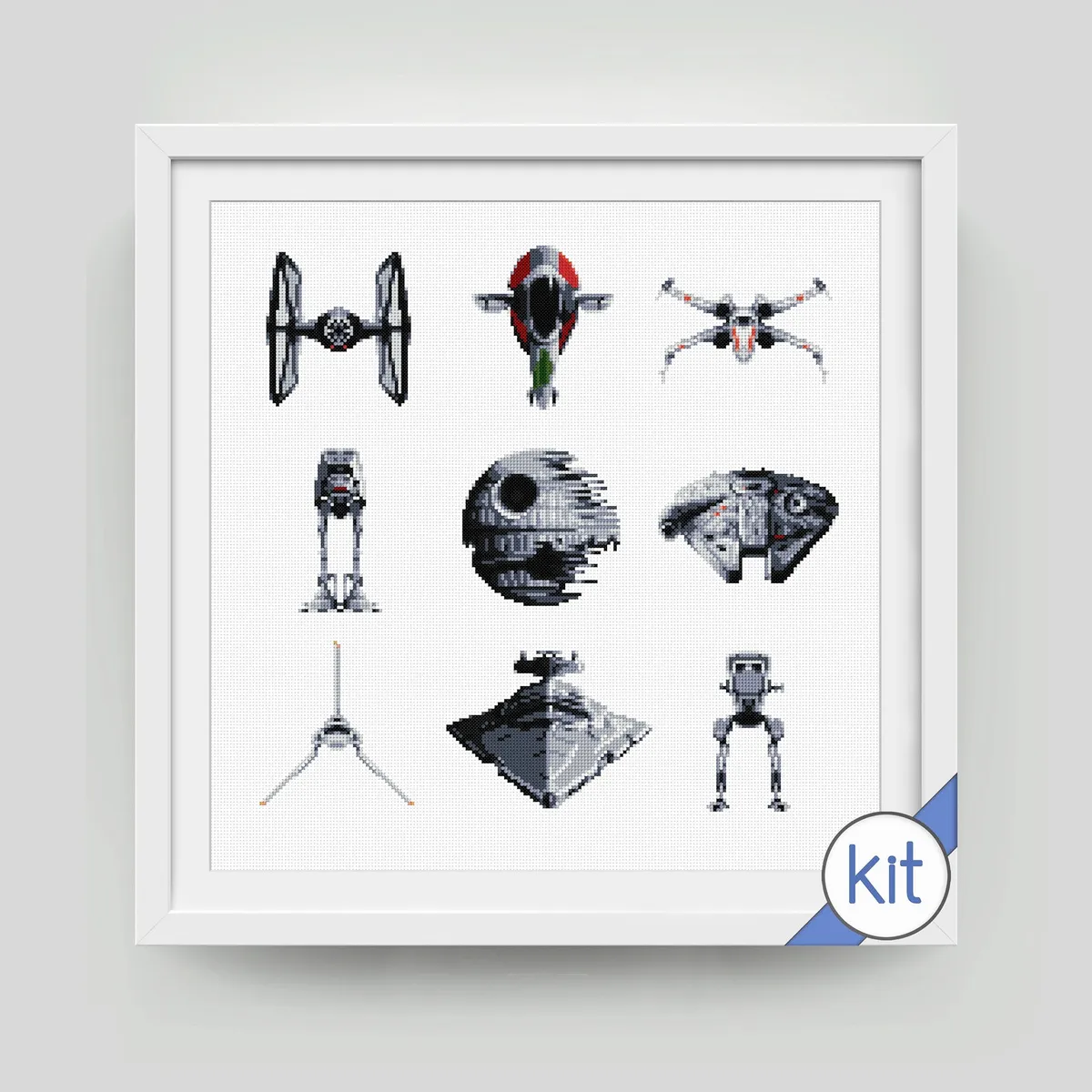 Star Wars cross stitch kits Star Ships Collection