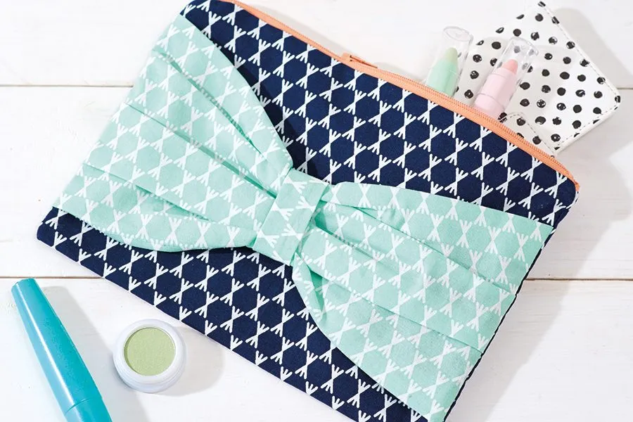 Bag patterns – bow clutch bag pattern