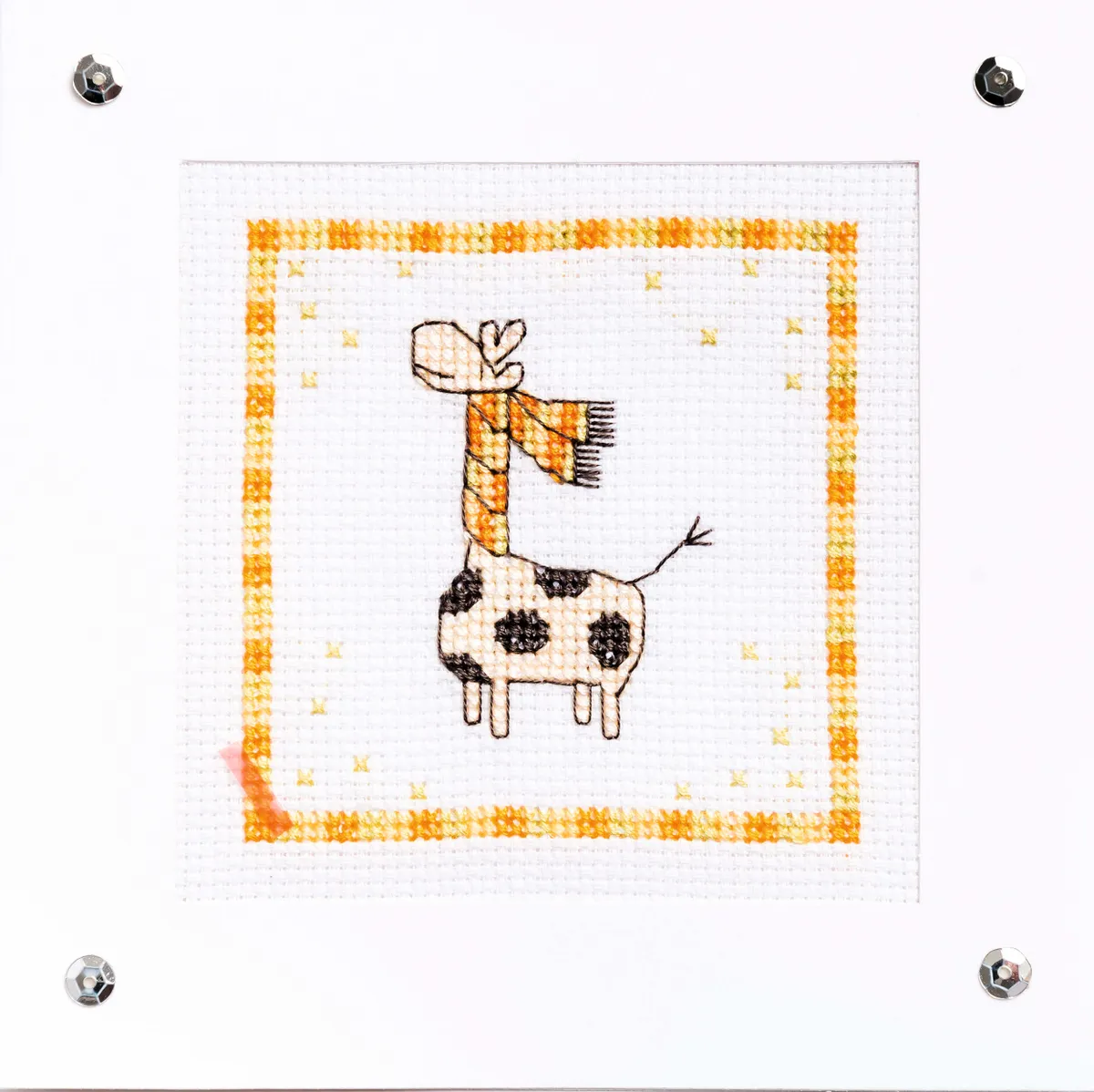giraffe cross stitch