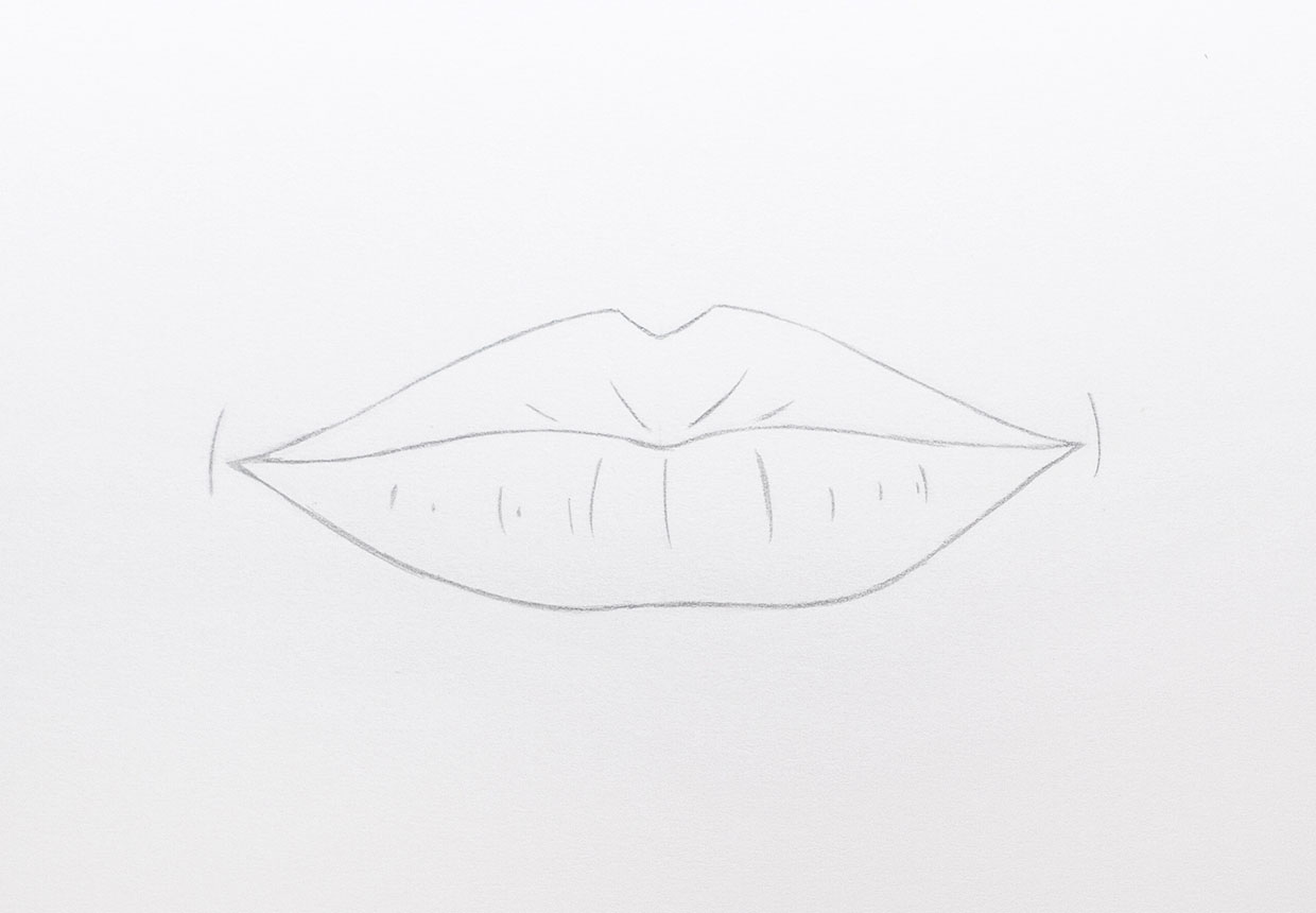 How to draw lips step 7 part 2