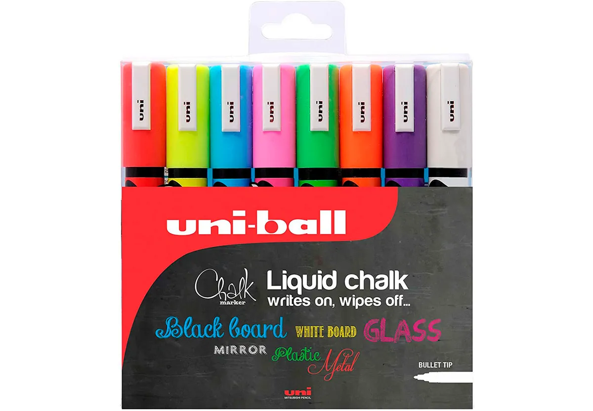 Window paint markers – Uni Ball chalk markers