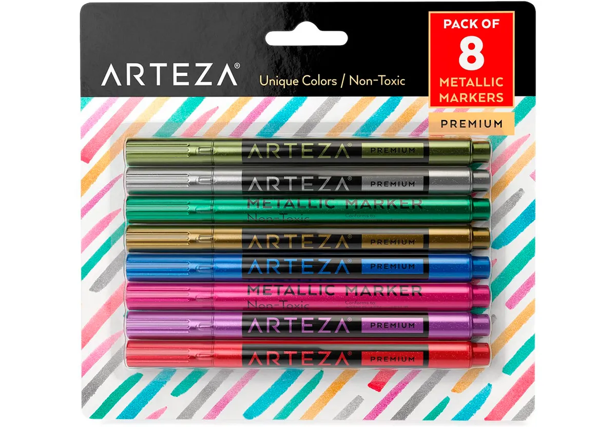 Window paint markers – Arteza metallic markers