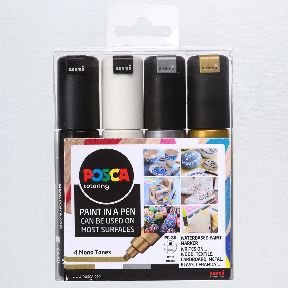 Window paint markers – Posca mono pens
