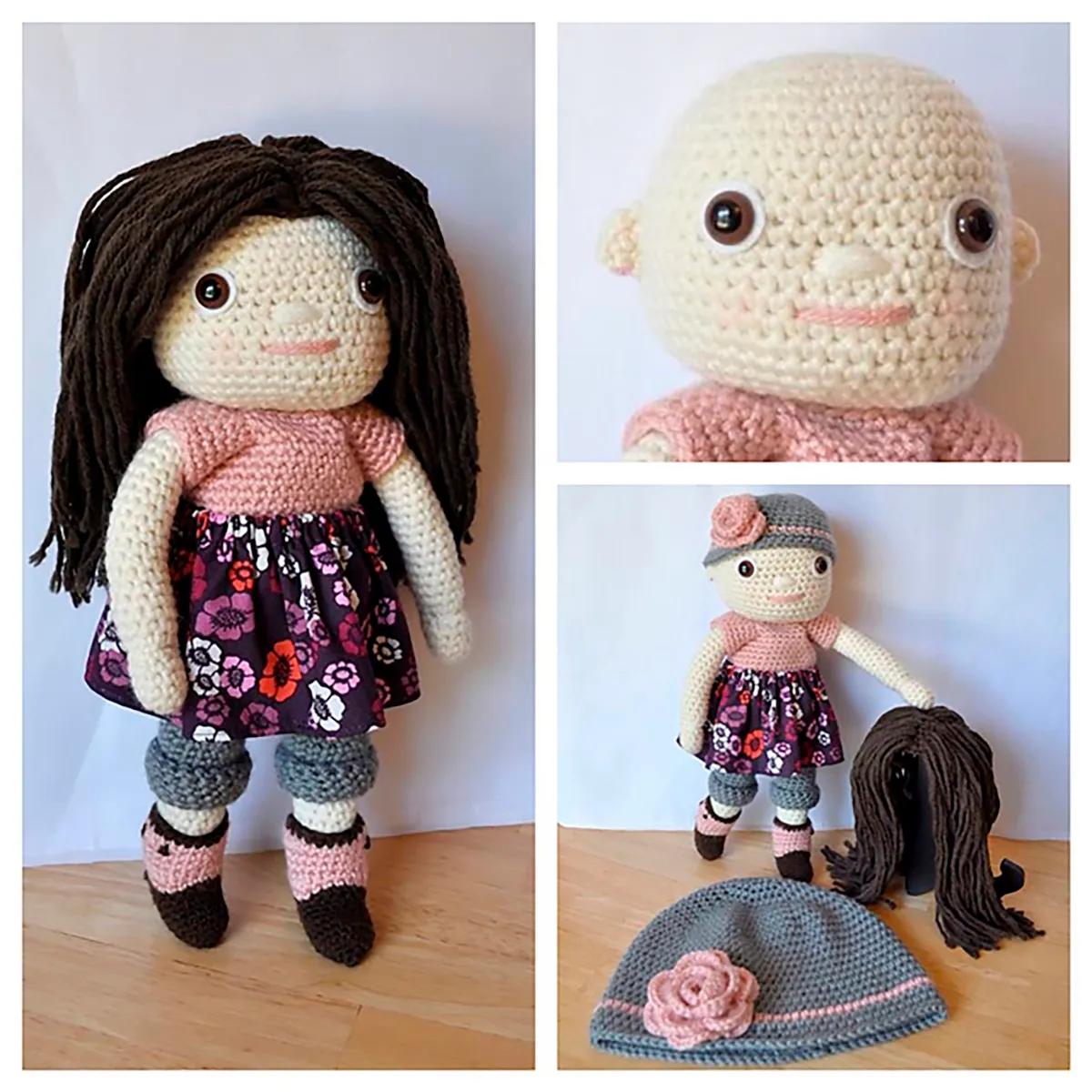 Feel better friends free crochet doll pattern