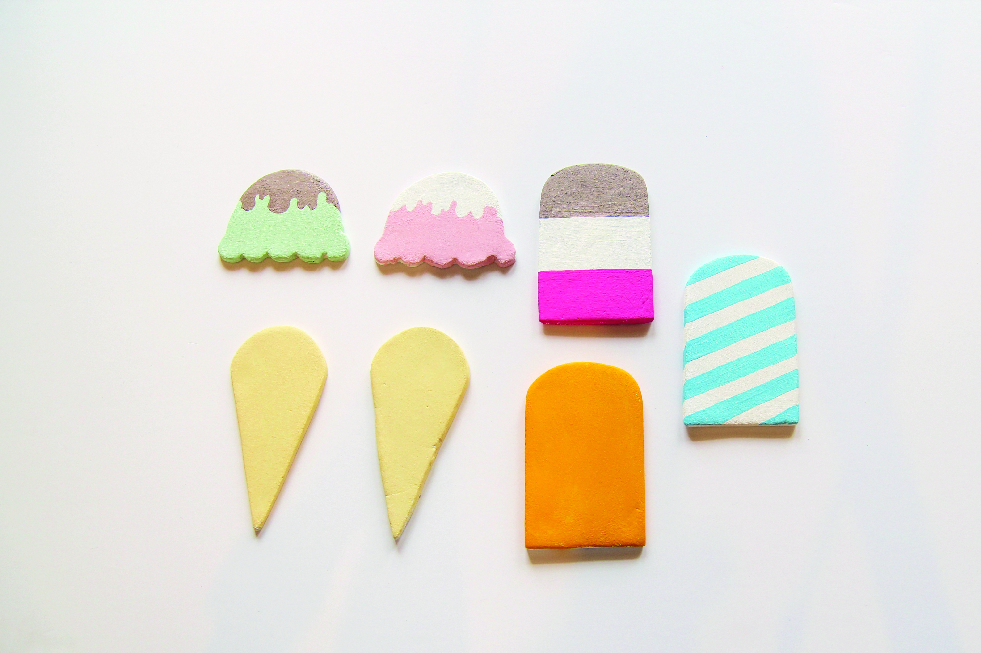 How to make polymer clay magnets IceCreams 7RE