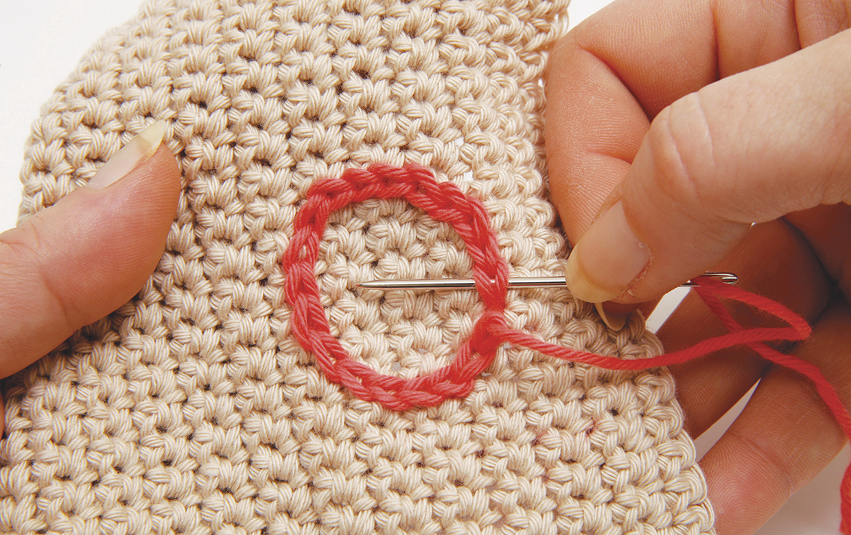 How to surface crochet - circles 02