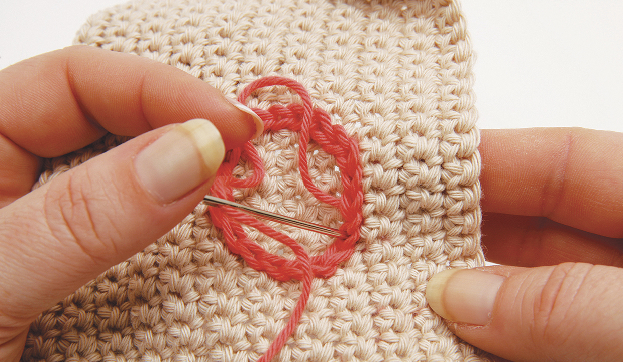 How to surface crochet - circles 03