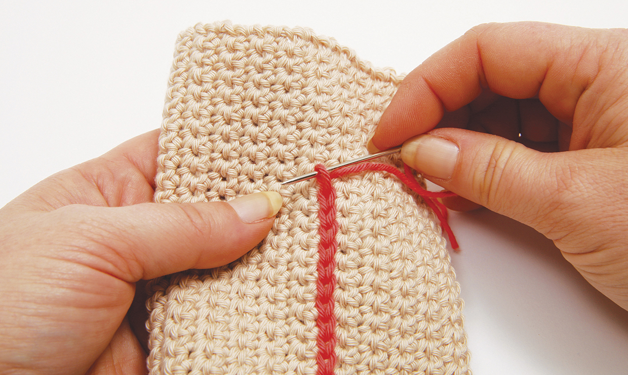 How to surface crochet – lines 05