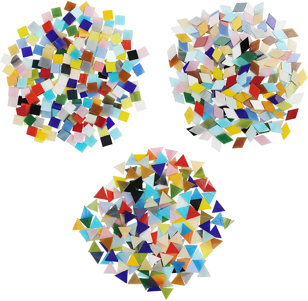 Mosaic Mixed Coloured Tiles