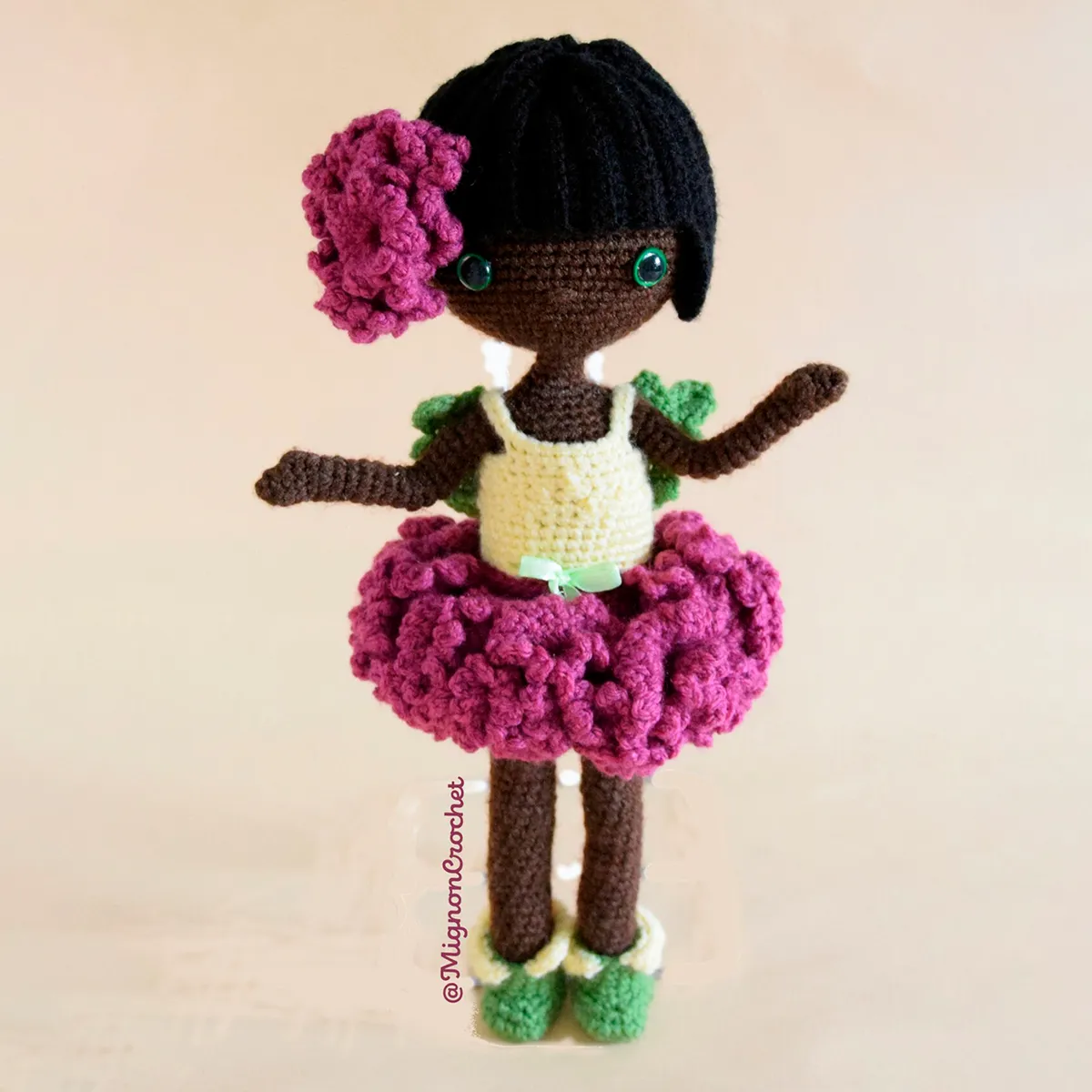 flower fairy crochet doll pattern