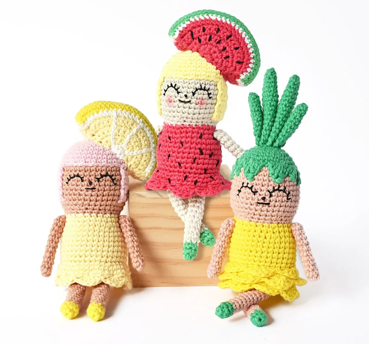 fruit girls crochet doll patterns