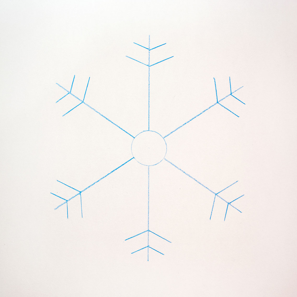 How to Draw Snowflake with Easy Drawing Lesson | How to Draw Step by Step  Drawing Tutorials