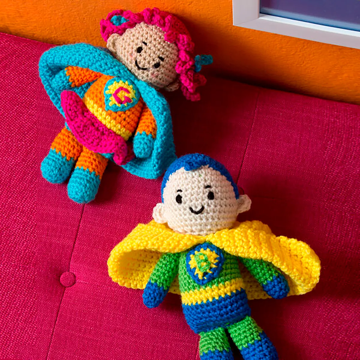 superheroes free doll crochet pattern