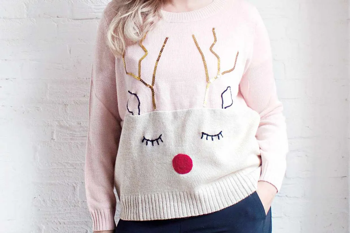 ideas for ugly Christmas sweater sewing
