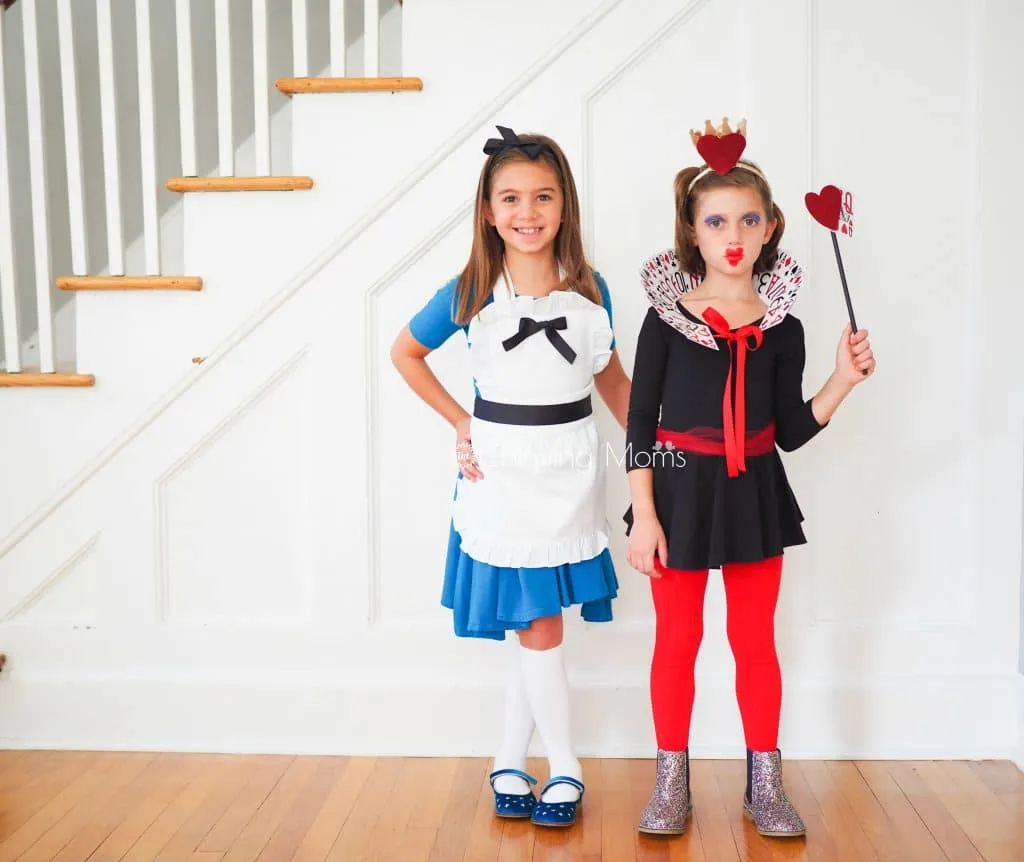 Alice in Wonderland and Queen of Hearts costume