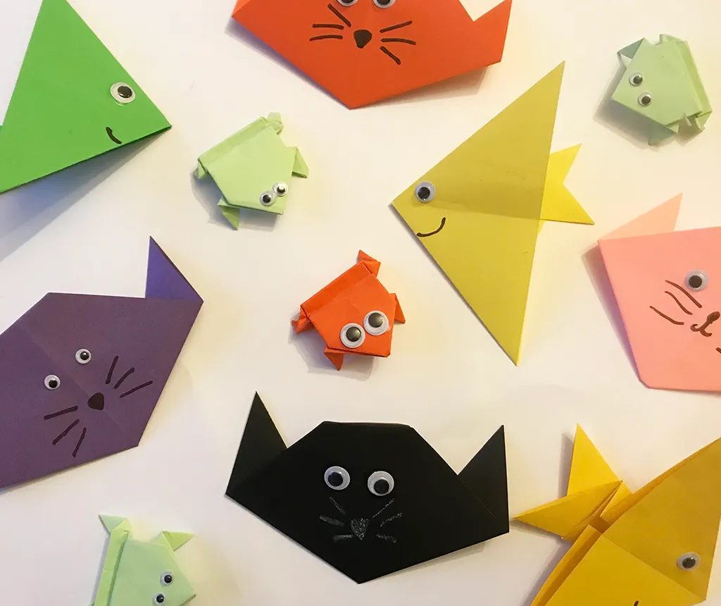 Easy origami animals for kids