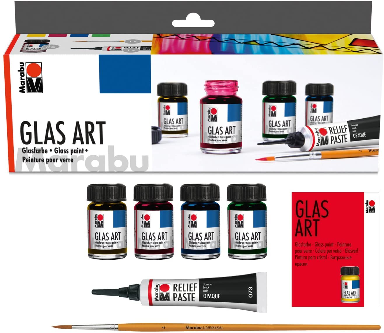 Glass painting kits – 4. Glass painting kits – Glas Art glass paint, Amazon