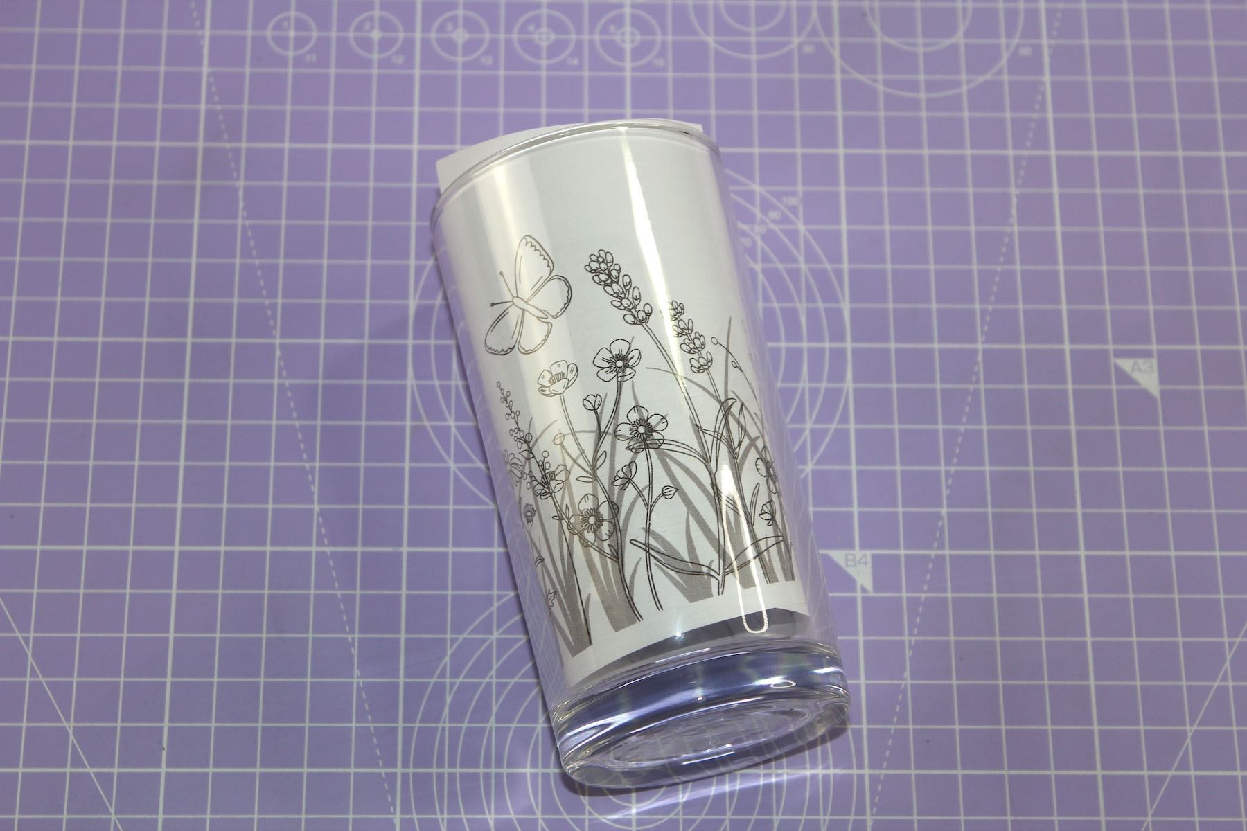 Glass painting tutorial – step 3