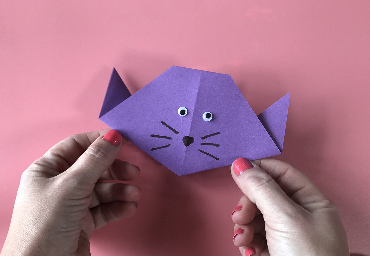 How to make an origami cat