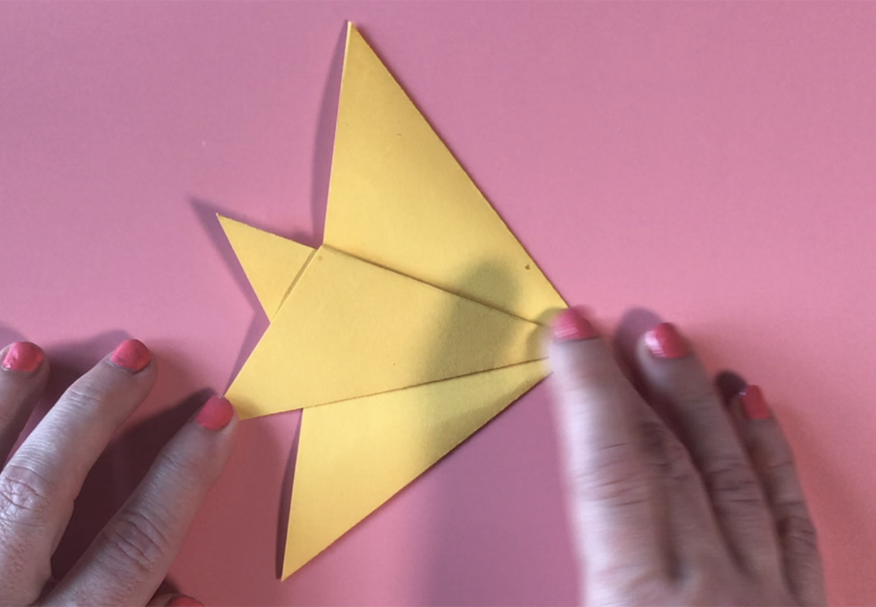 How to make an origami fish new 1