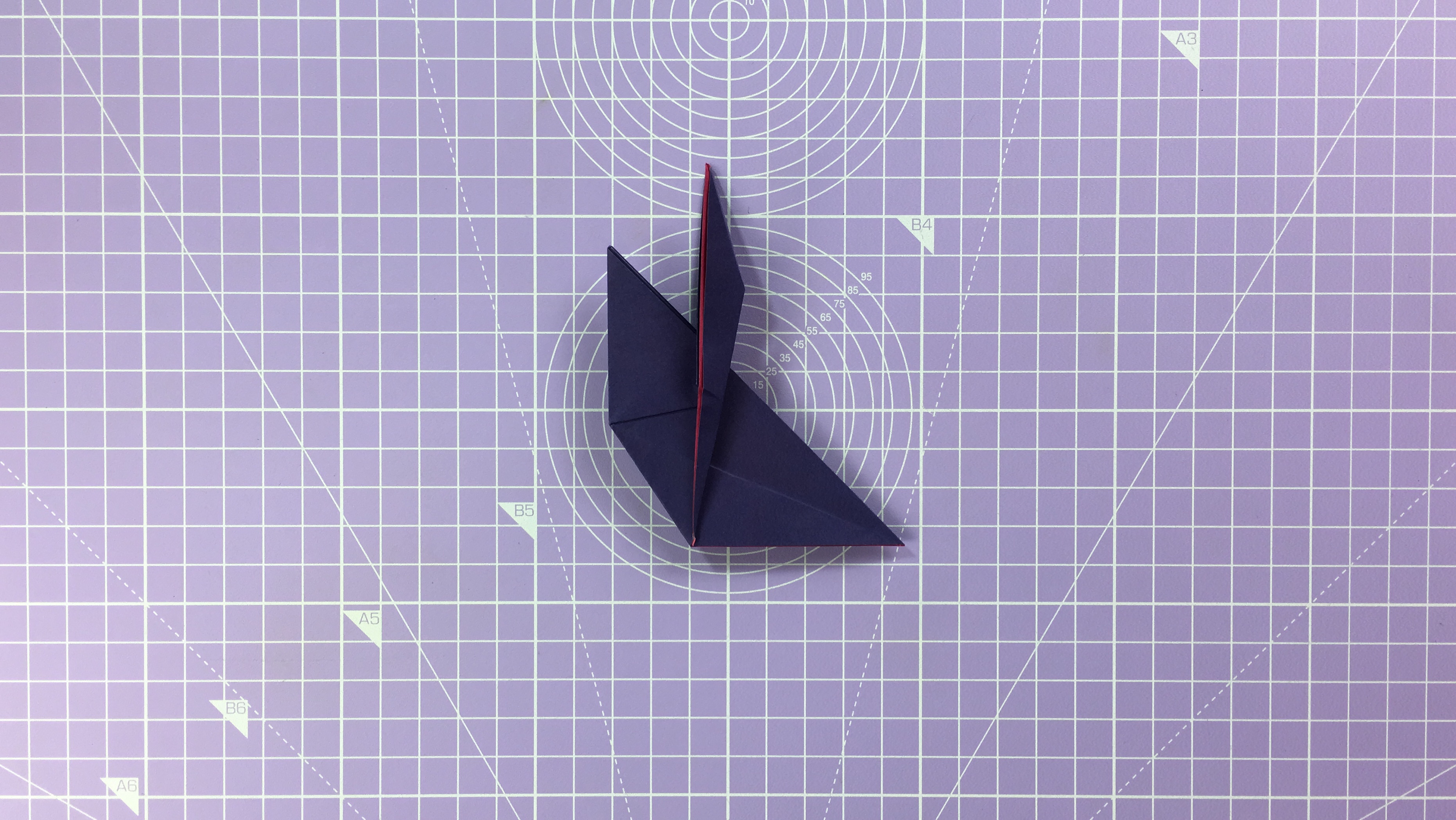 How to make an origami rabbit - step 13