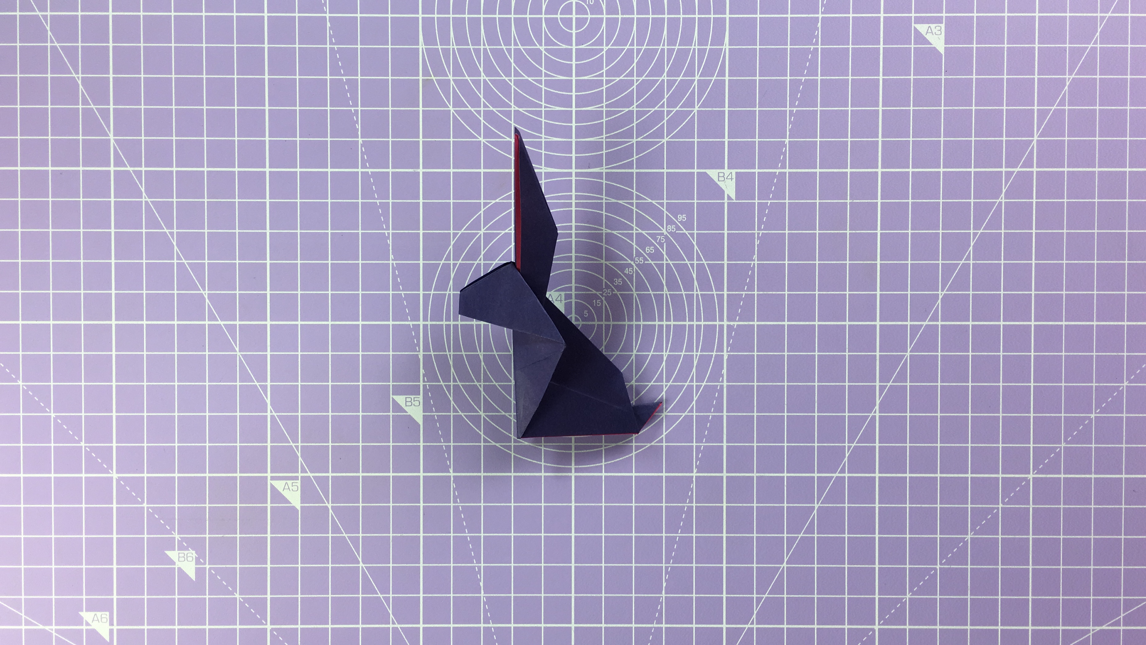 How to make an origami rabbit - step 16