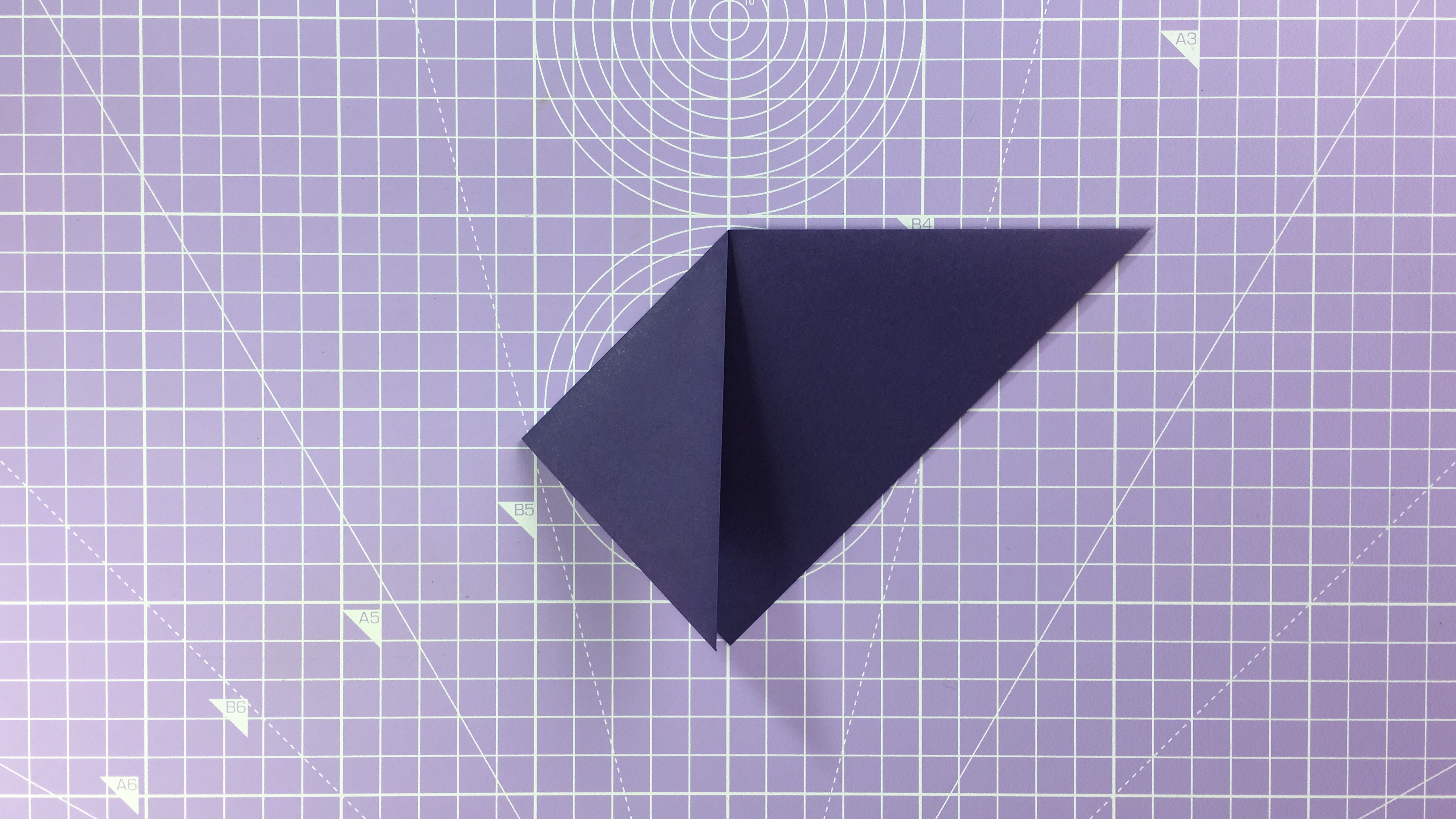 How to make an origami rabbit – step 2