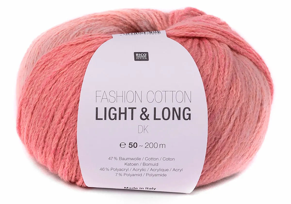 Rico Fashion Cotton Light and Long Ombre Yarn