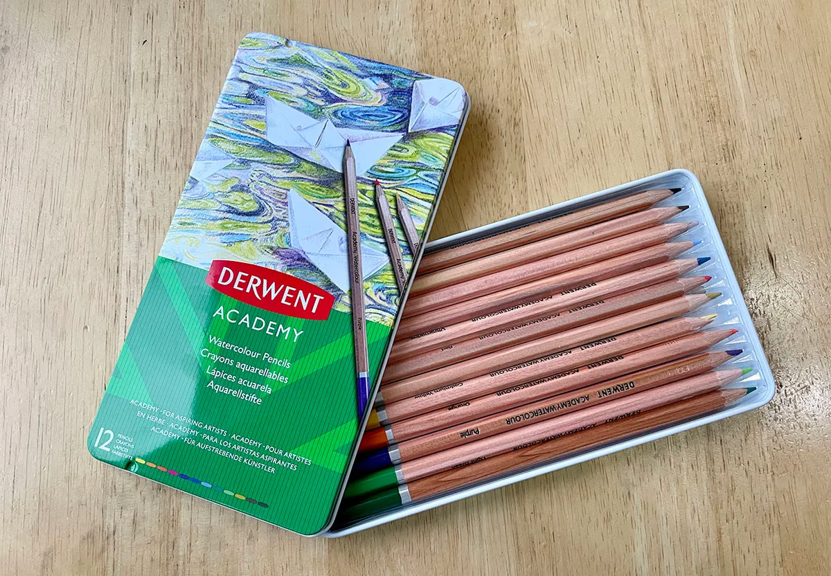 Derwent Academy Watercolor Pencils Review - BestColoredPencils