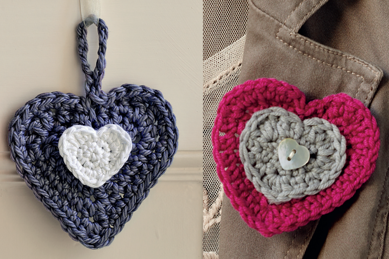 crochet heart makes