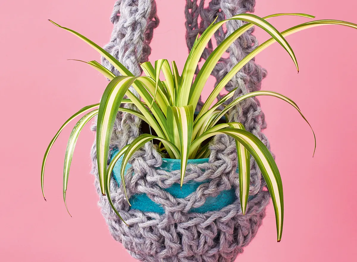 free crochet plant hanger pattern cropped