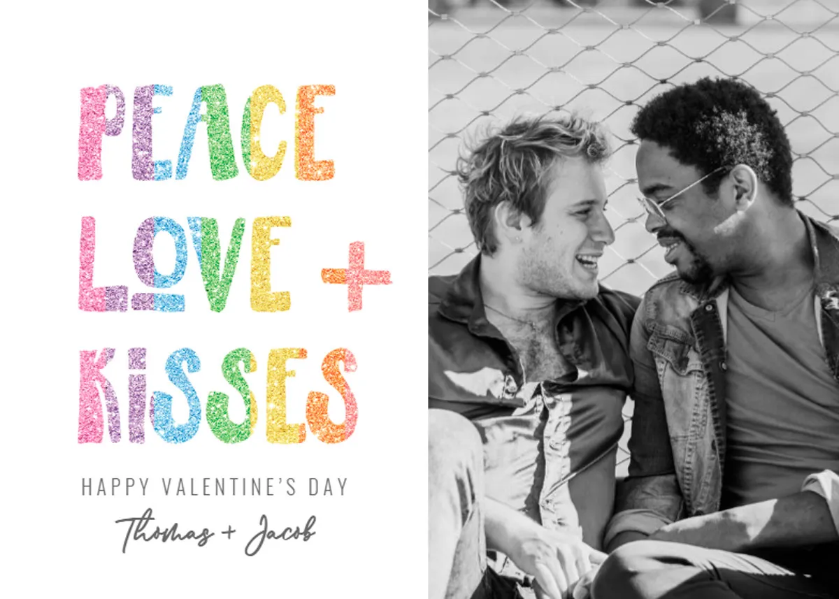 peace-love-and-kisses valentines printables