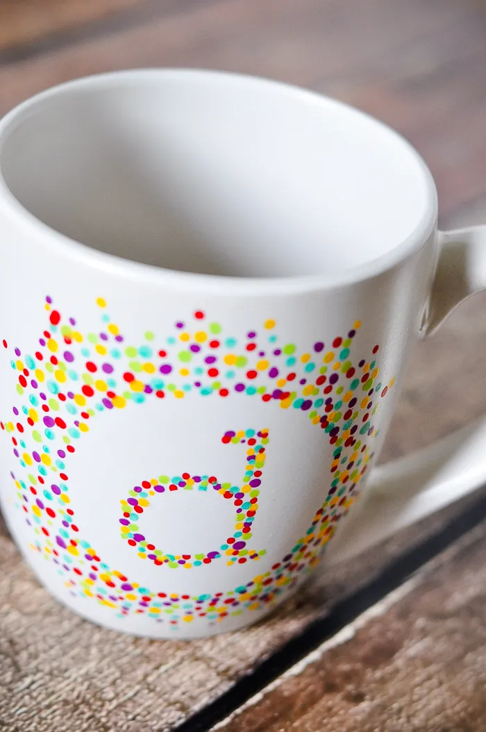 Dotted pottery painting ideas