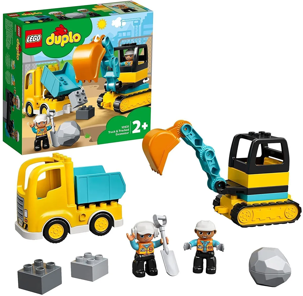 Lego Duplo Set Truck and Tracked Digger Set